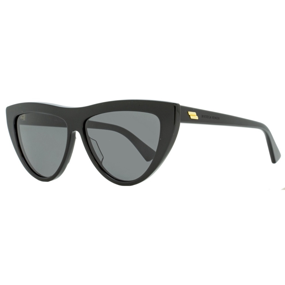 Bottega Veneta Cat Eye Sunglasses BV1018S 001 Black 57mm 1018